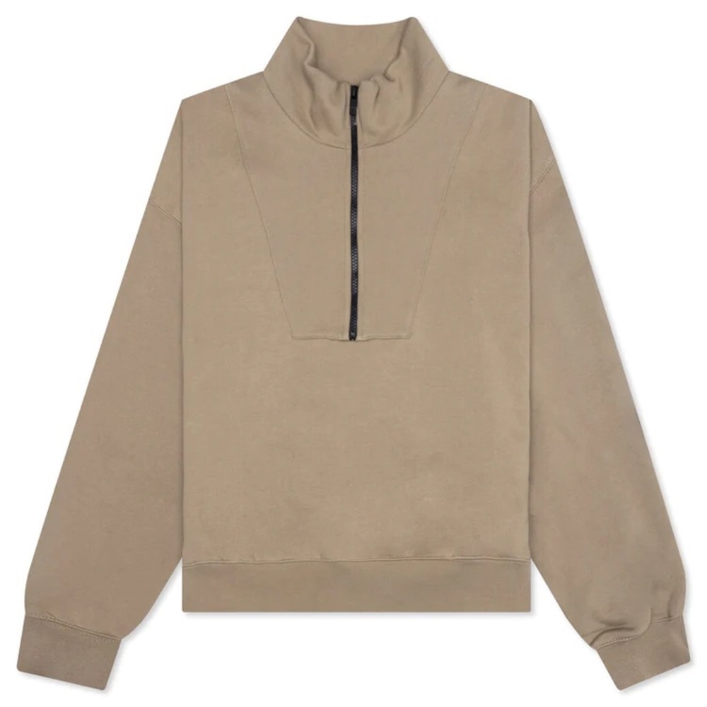 Fear of God Tan Half-Zip Sweatshirt
